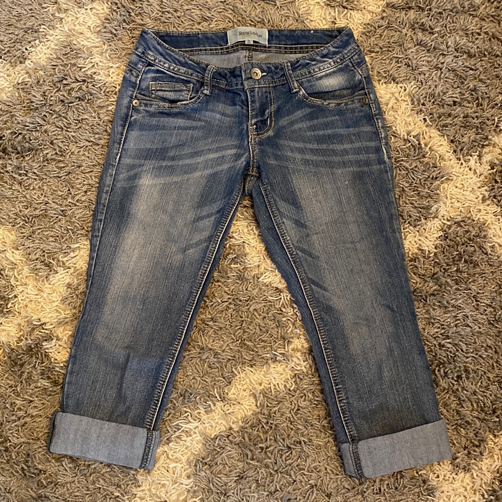 Rewind denim capris size 3